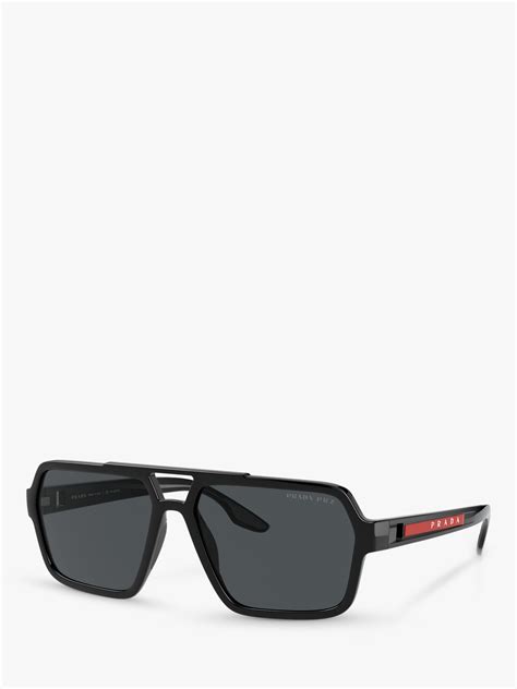 john lewis mens prada sunglasses|Prada rectangular glasses.